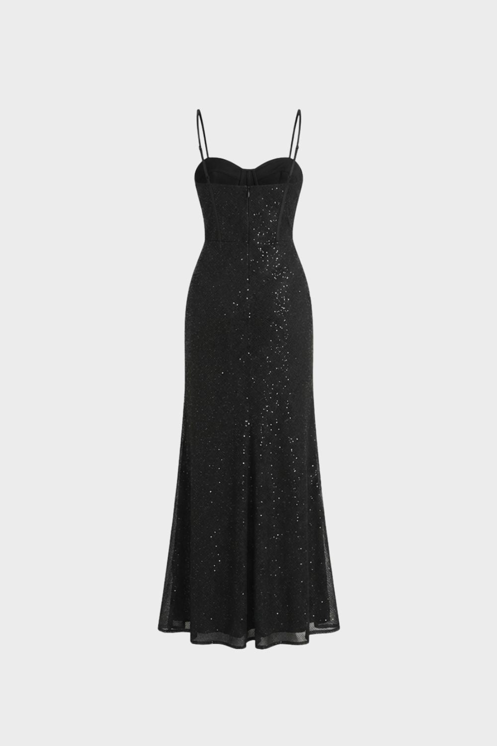 Women's Long Spaghetti Strap Evening Dress