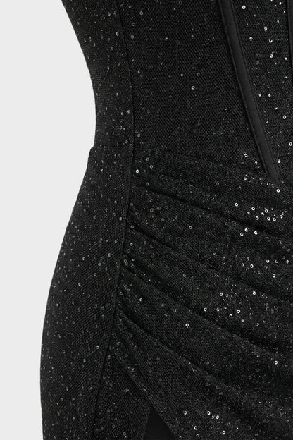 Women's Long Spaghetti Strap Evening Dress