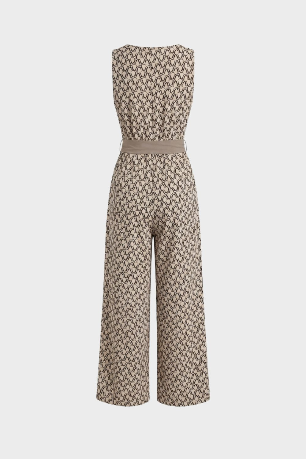 V-Neck Wide Leg Women's Jumpsuit