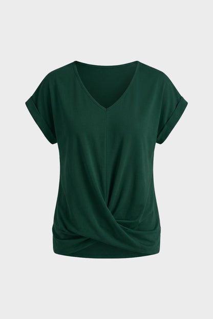Women's Knot V-Neck T-Shirt