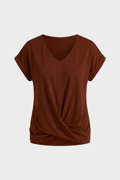 Women's Knot V-Neck T-Shirt