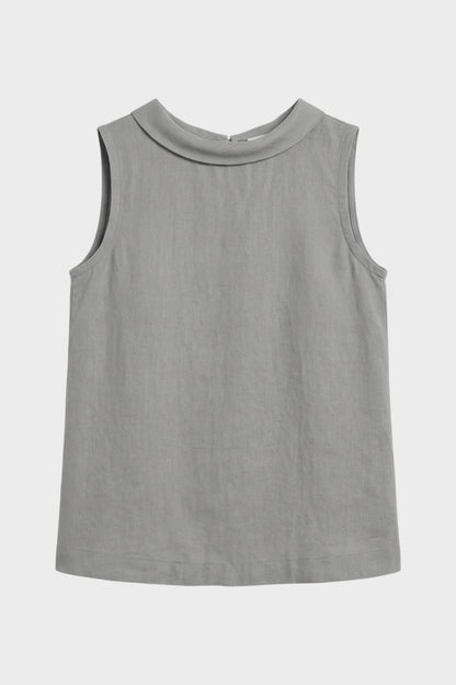 Women's Round Neck Sleeveless Blouse