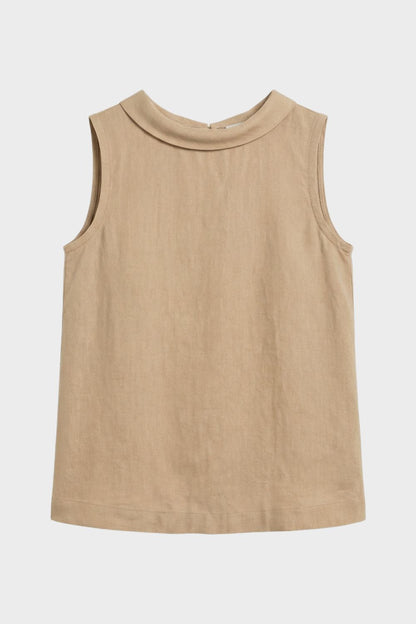 Women's Round Neck Sleeveless Blouse
