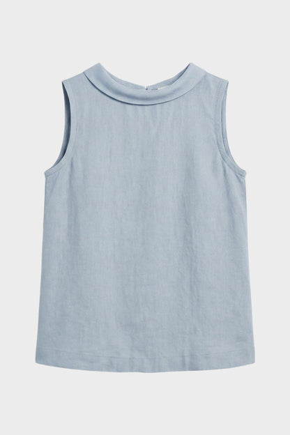 Women's Round Neck Sleeveless Blouse