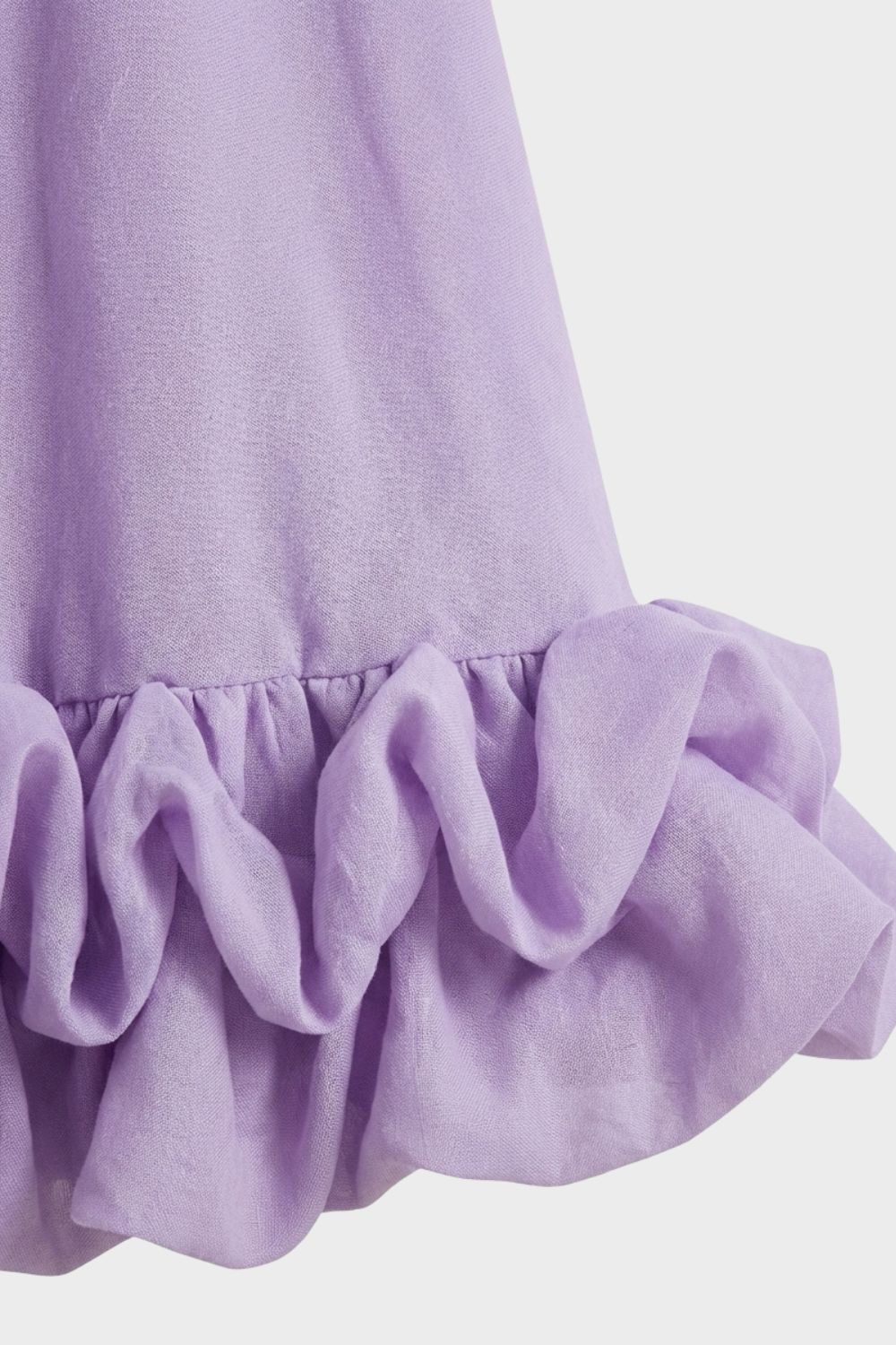 Strap and Ruffle Midi Dress for Women