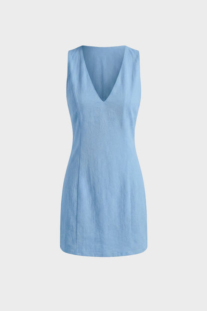 Women's V-Neck A-Line Dress