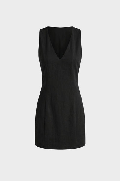 Women's V-Neck A-Line Dress