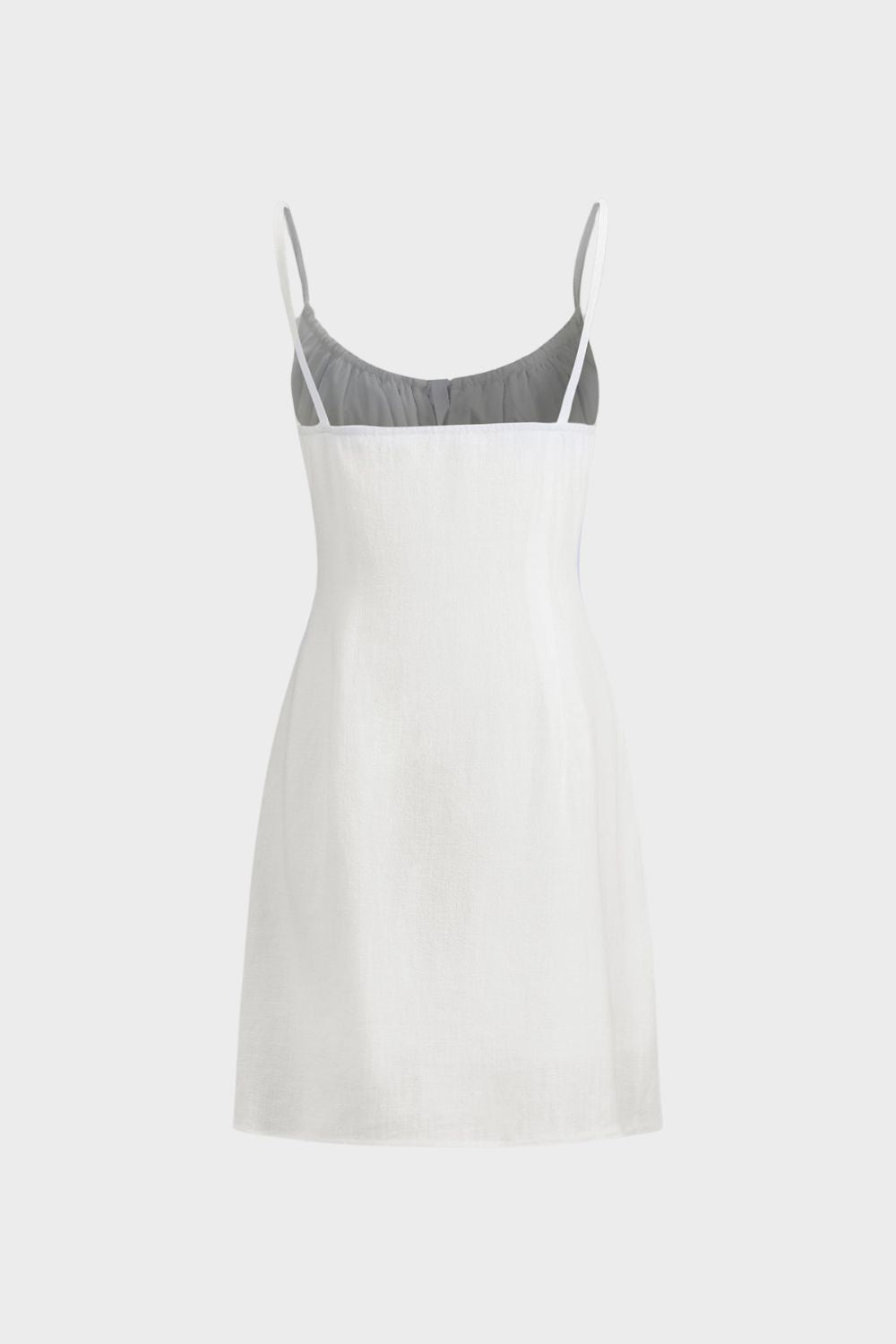 Women's Summer Strappy Dress with Button Placket