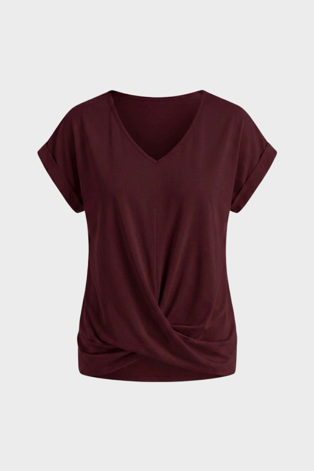 Women's Knot V-Neck T-Shirt