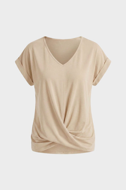 Women's Knot V-Neck T-Shirt