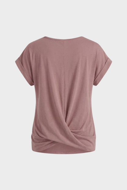 Women's Knot V-Neck T-Shirt