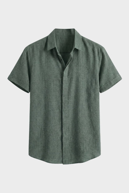 Men's Kent Collar Short Sleeve Shirt