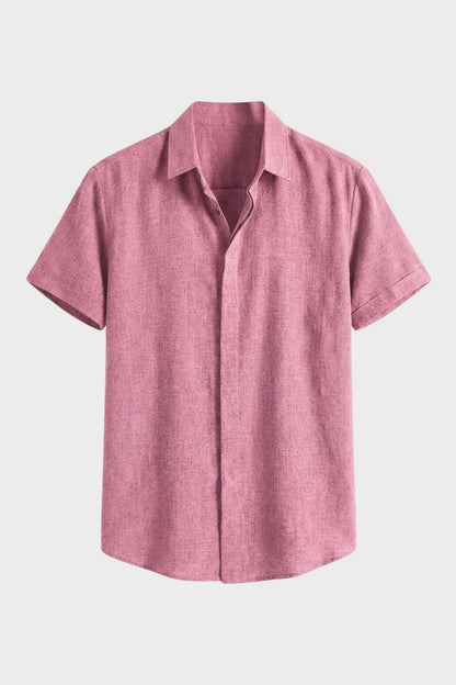 Men's Kent Collar Short Sleeve Shirt