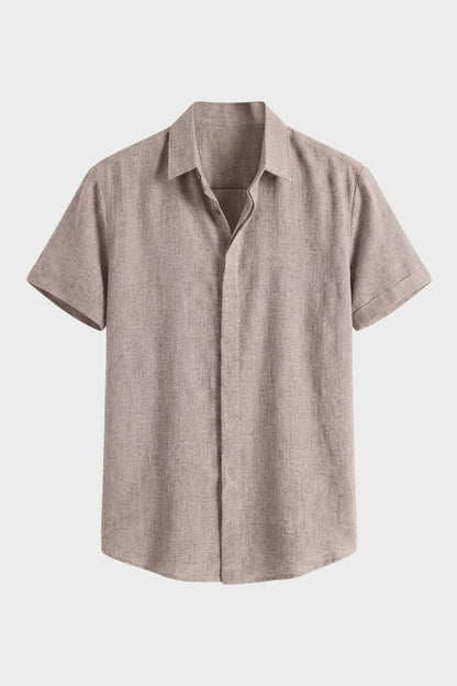 Men's Kent Collar Short Sleeve Shirt
