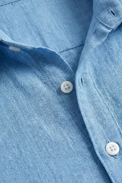 Men's Kent Collar Long Sleeve Shirt