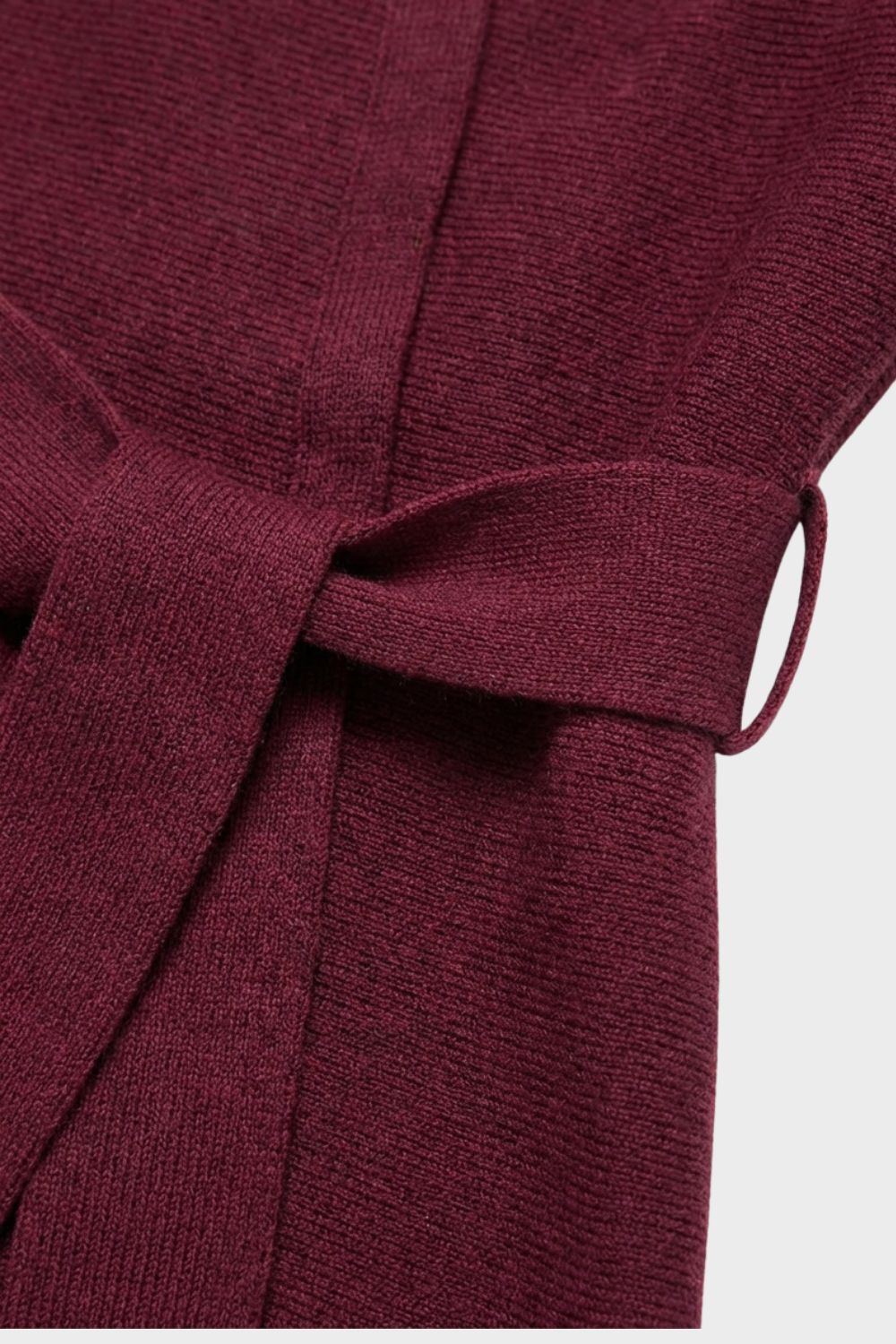 Women's V-Neck Wrap Blouse with Belt
