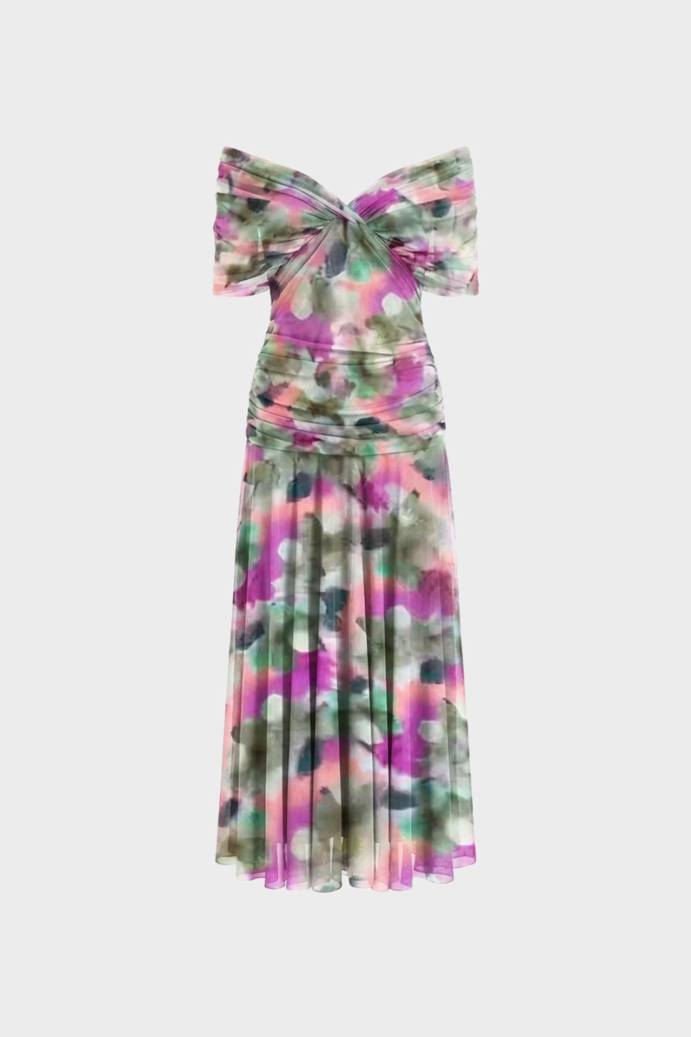 Women's Off-Shoulder Chiffon Evening Dress