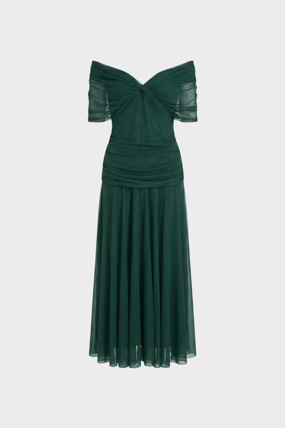 Women's Off-Shoulder Chiffon Evening Dress