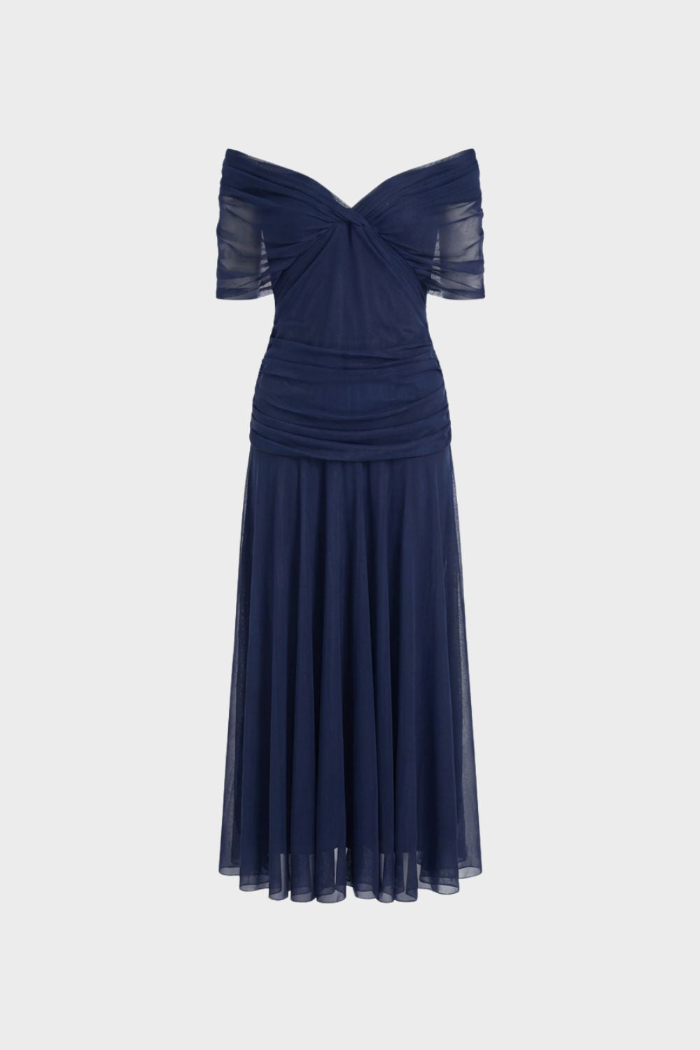Women's Off-Shoulder Chiffon Evening Dress