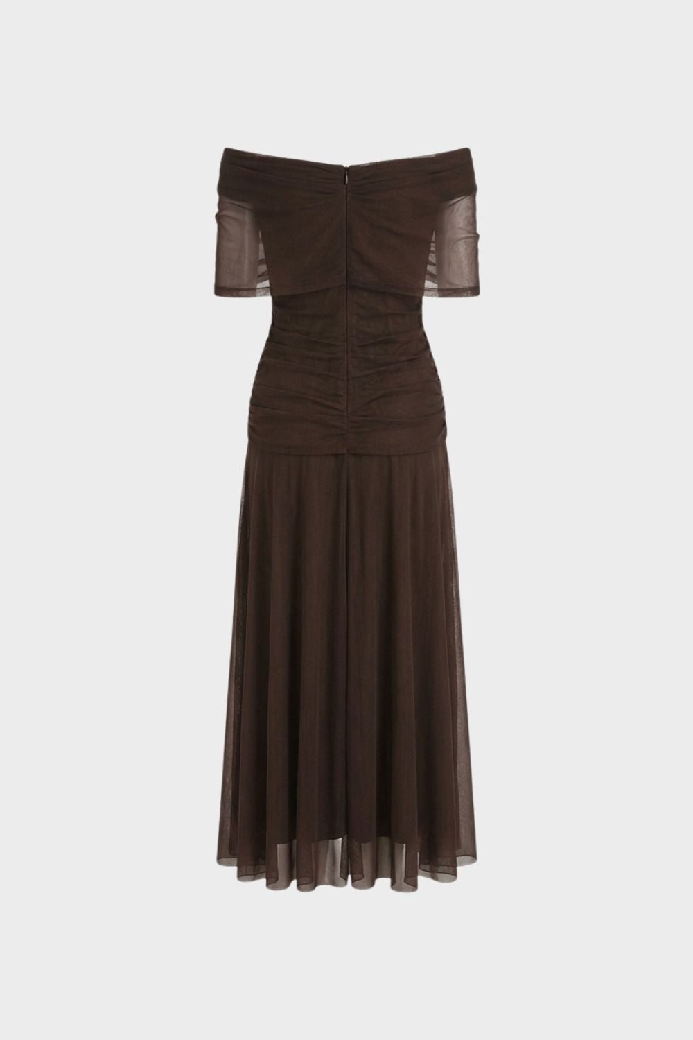 Women's Off-Shoulder Chiffon Evening Dress