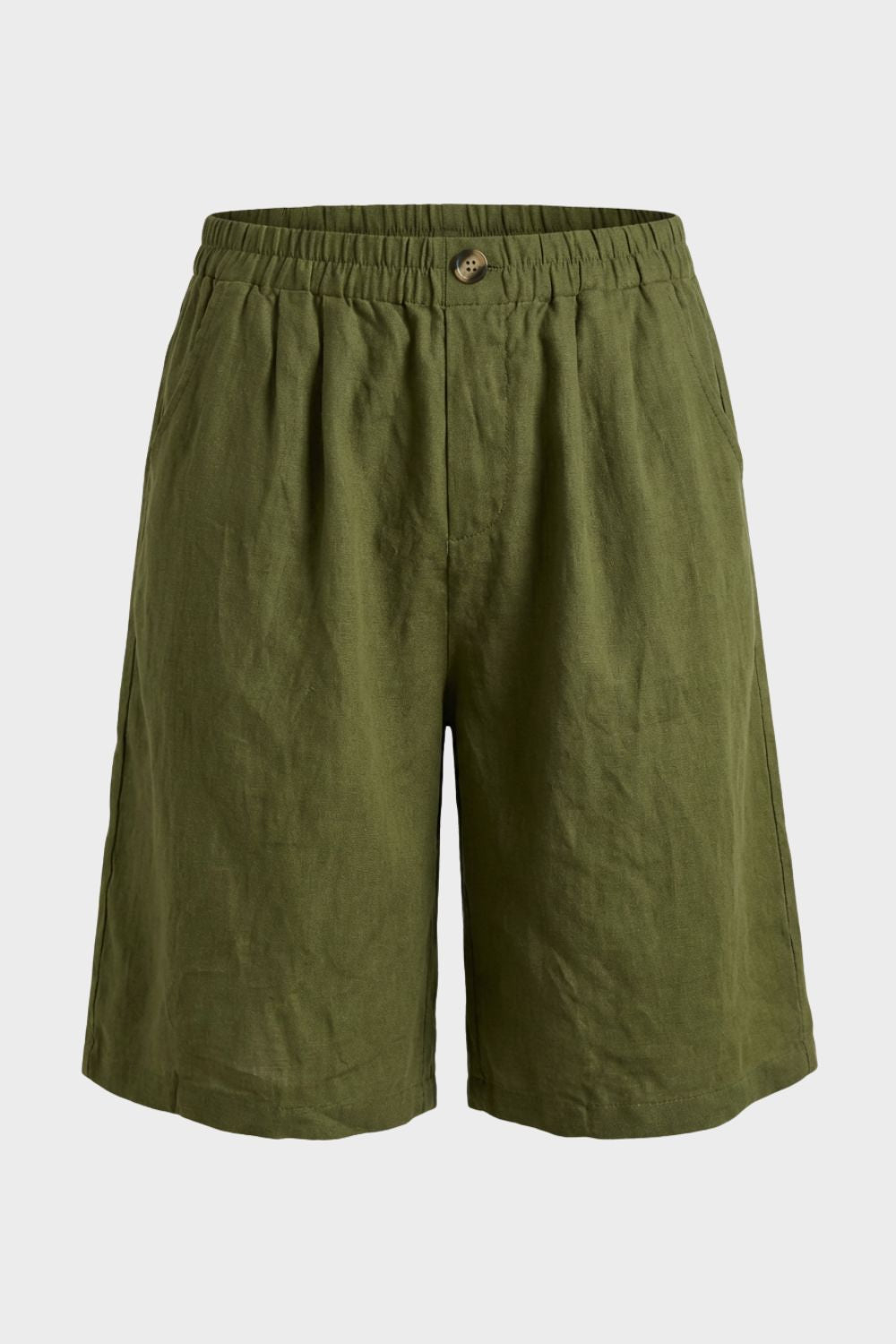 Women's Loose Fit Mid Waist Shorts | Wide Leg