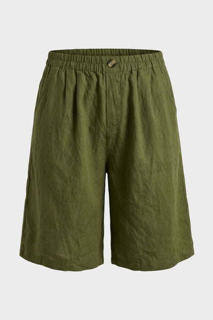 Women's Loose Fit Mid Waist Shorts | Wide Leg