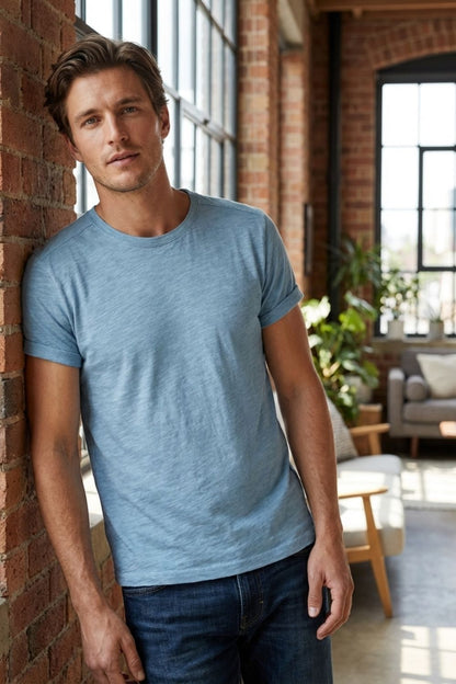 Men's Short Sleeve Crew Neck T-Shirt | Basic Tee