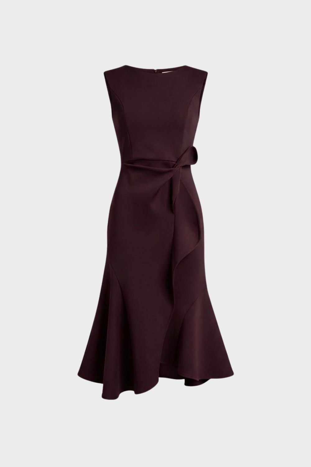 Women's Sleeveless Midi Dress | Draped