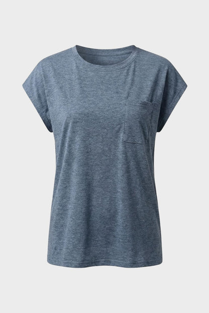 Women's Short Sleeve Round Neck T-Shirt | Loose Fit