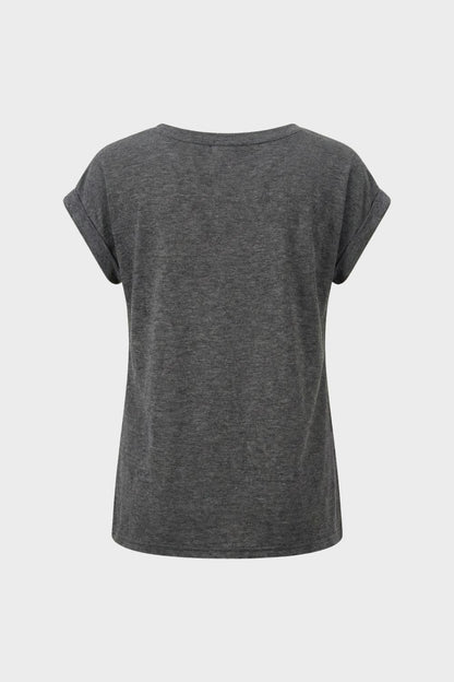 Women's Short Sleeve Round Neck T-Shirt | Loose Fit
