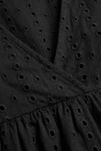 Women's V Neck Cap Sleeve | Mini Dress