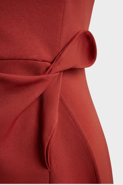 Women's Sleeveless Midi Dress | Draped