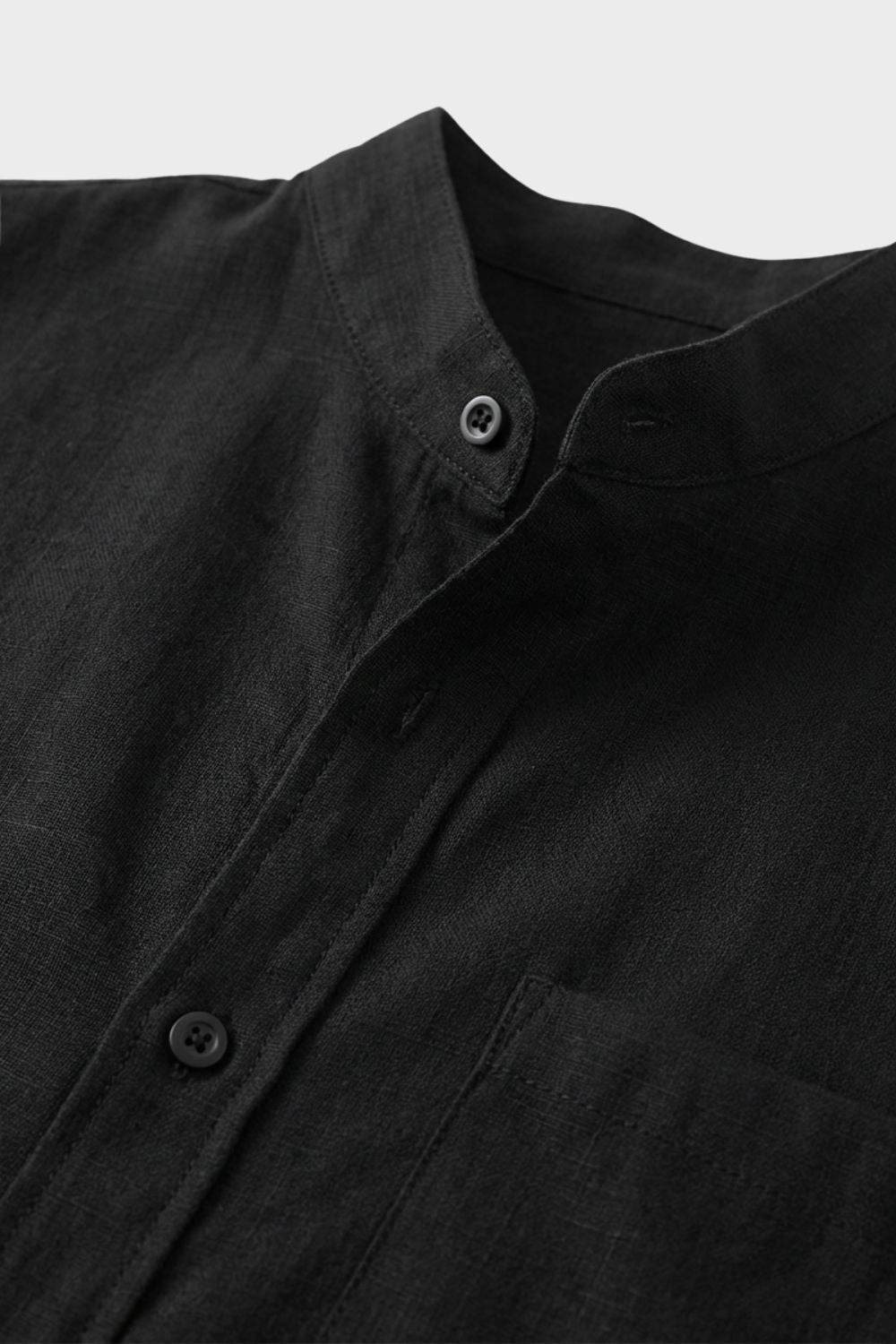 Men's Short Sleeve Stand Collar Shirt | Summer