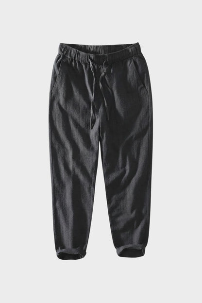 Men's Japan Style Relaxed Fit Casual Pants | Tapered Leg