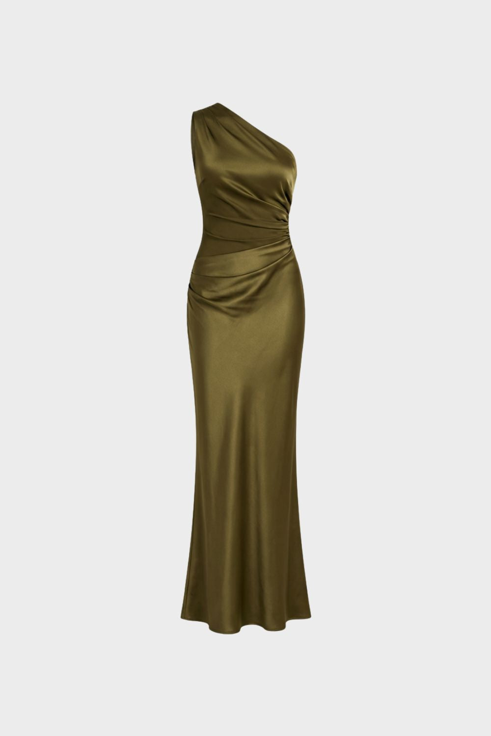 Women's One-Shoulder Maxi | Satin