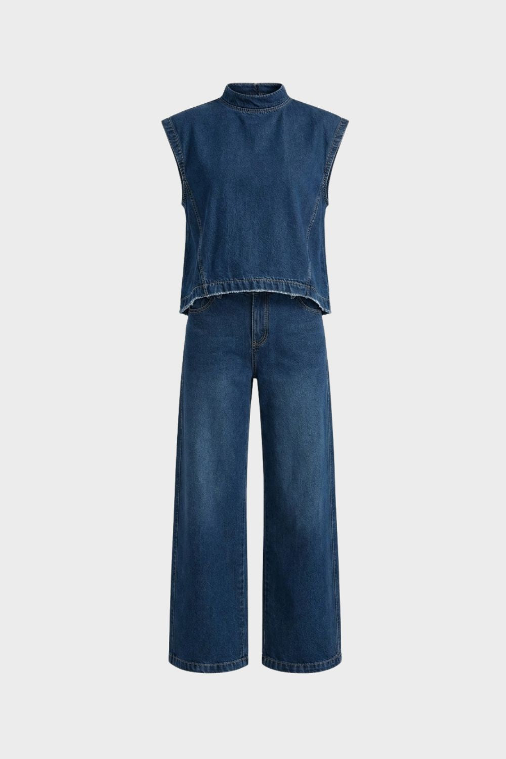 Women's Sleeveless Top and Wide Leg Pants Set | Everyday Wear