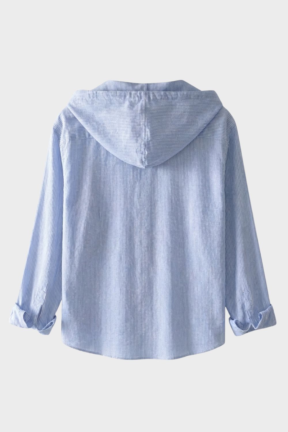 Men's Hooded Striped Shirt