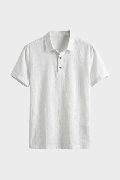 Men's Japan Style Minimal Button Placket Casual Shirt | Short Sleeve