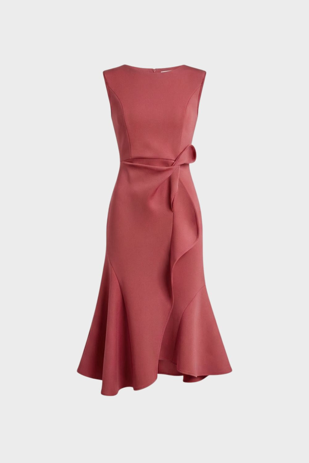 Women's Sleeveless Midi Dress | Draped