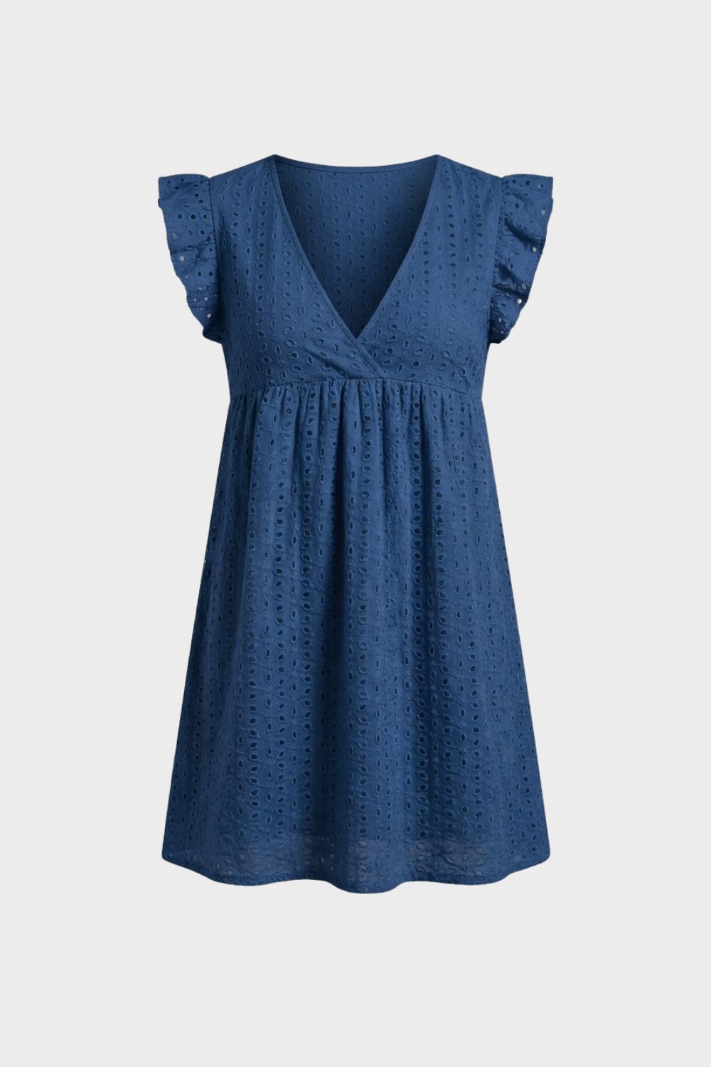 Women's V Neck Cap Sleeve | Mini Dress