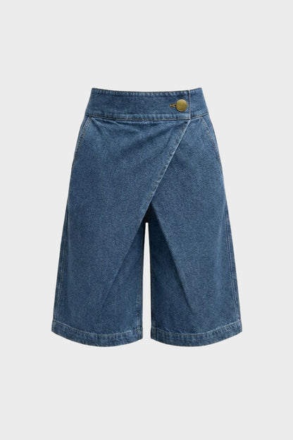 Women's High Waist Button Front Shorts | Everyday Wear