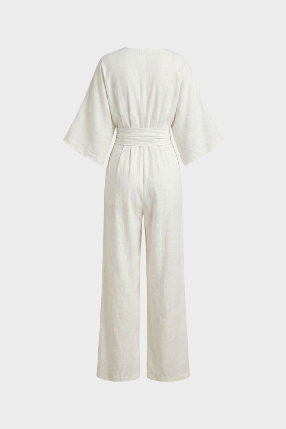 Women's Short Sleeve Wrap Style Jumpsuit | Everyday Wear