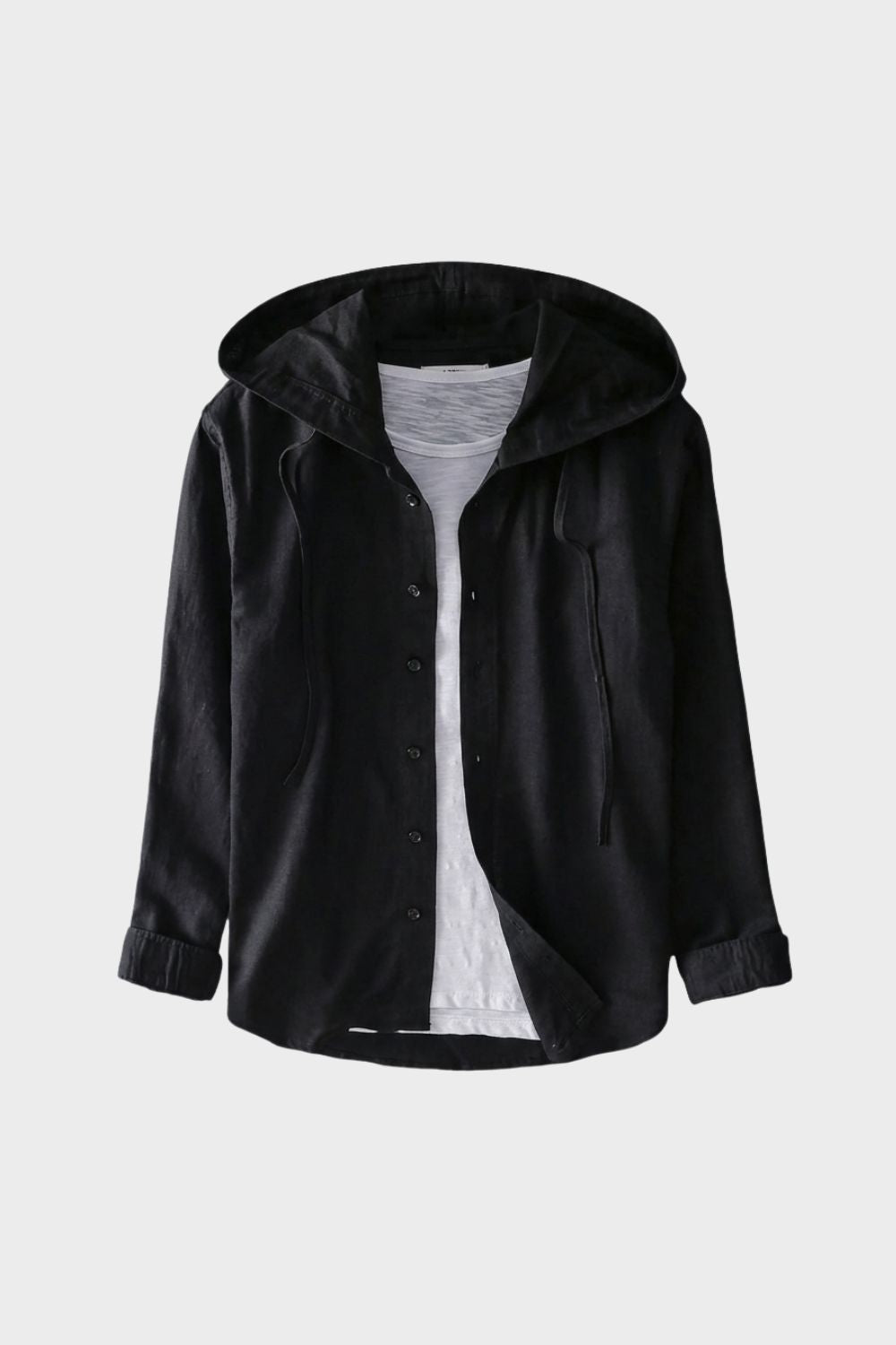 Men's Hooded Striped Shirt