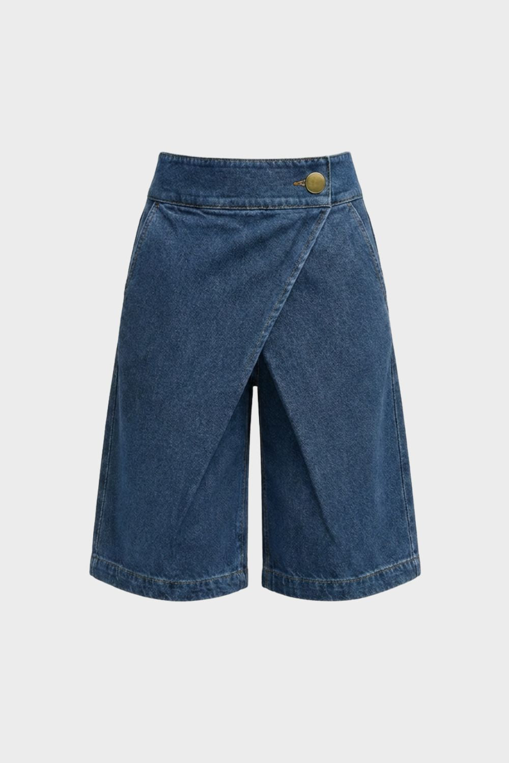 Women's High Waist Button Front Shorts | Everyday Wear