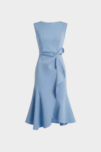 Women's Sleeveless Midi Dress | Draped