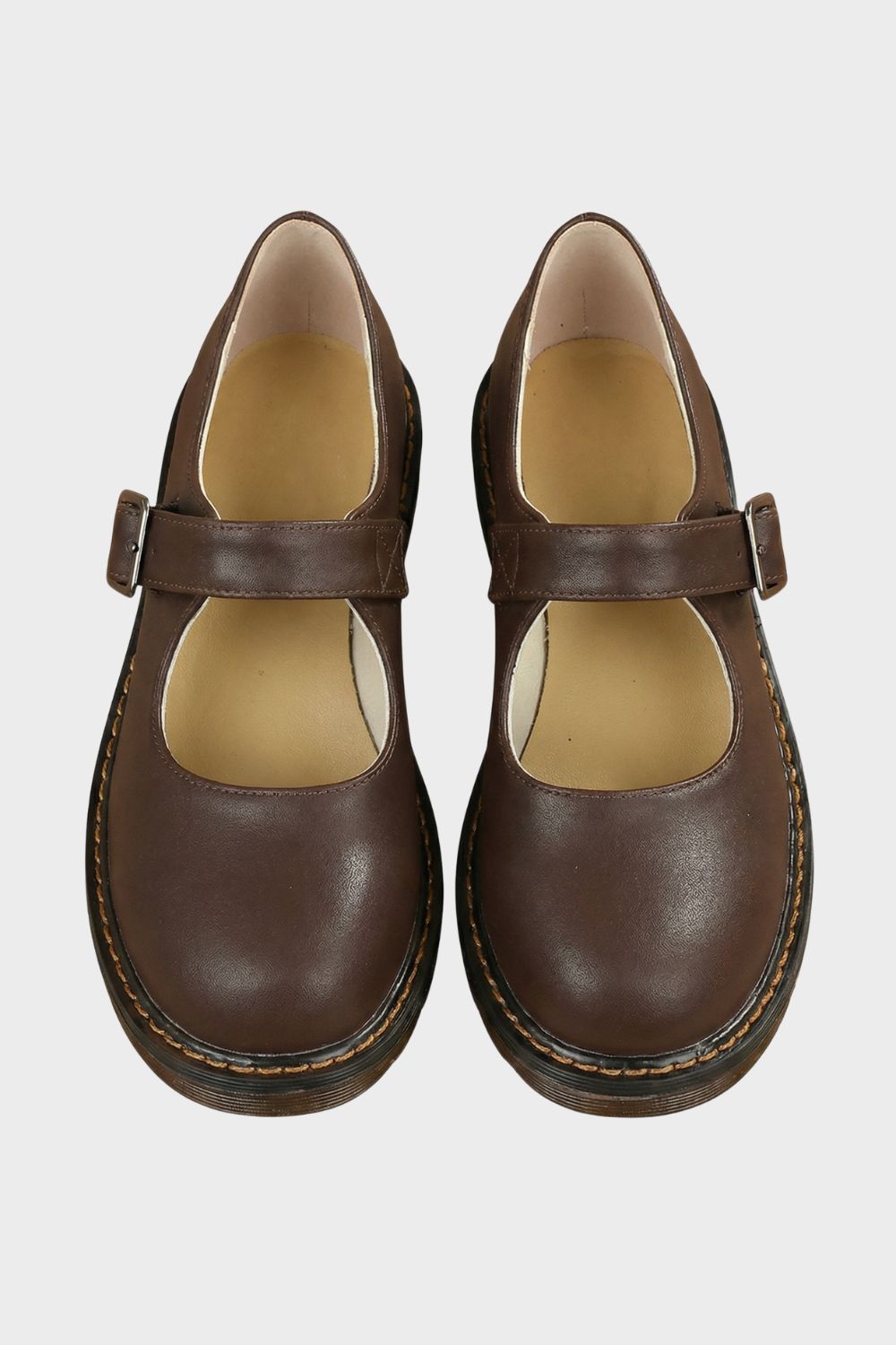 Women's Ballerina Shoes with Strap and Buckle