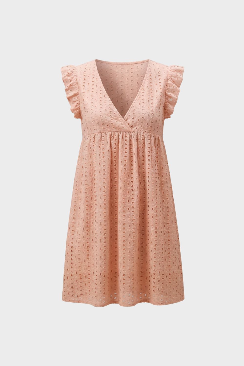 Women's V Neck Cap Sleeve | Mini Dress