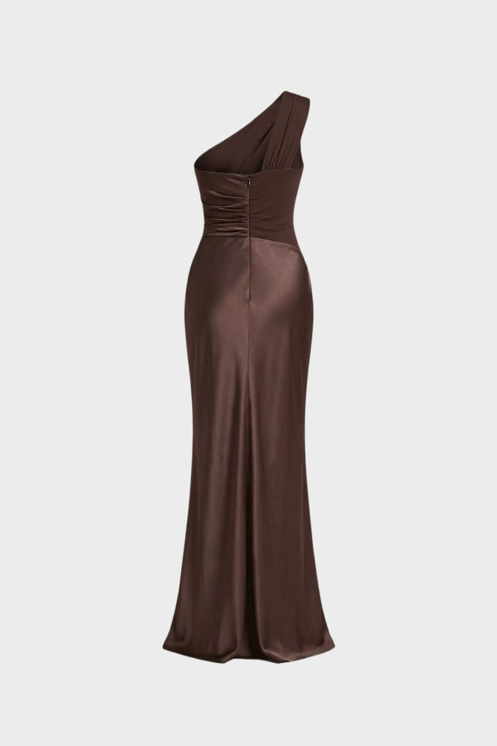 Women's One Shoulder Sleeveless Maxi Dress | Pleated