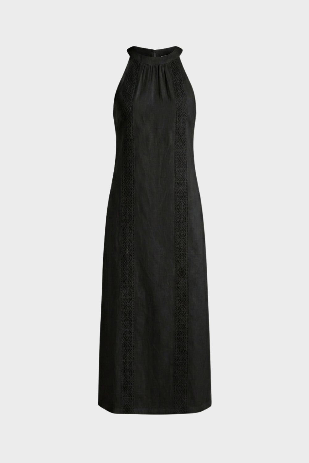 Women's Sleeveless High Neck Dress | Maxi