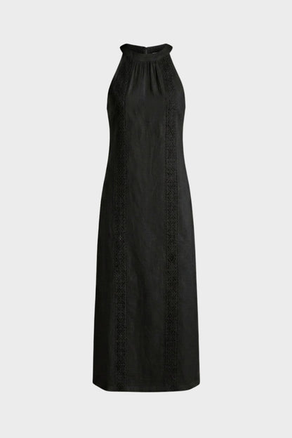 Women's Sleeveless High Neck Dress | Maxi